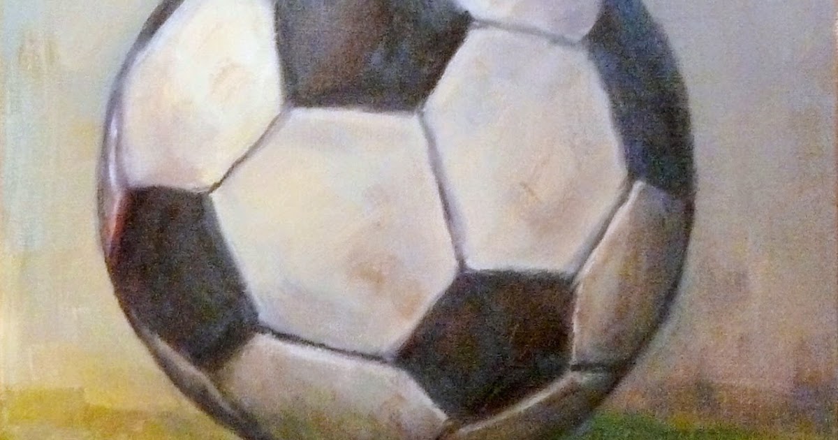 Daily Painting Projects Soccer Ball Oil Painting Still Life Sports
