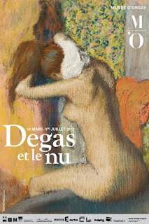Affiche Degas et le nu du musée d'Orsay