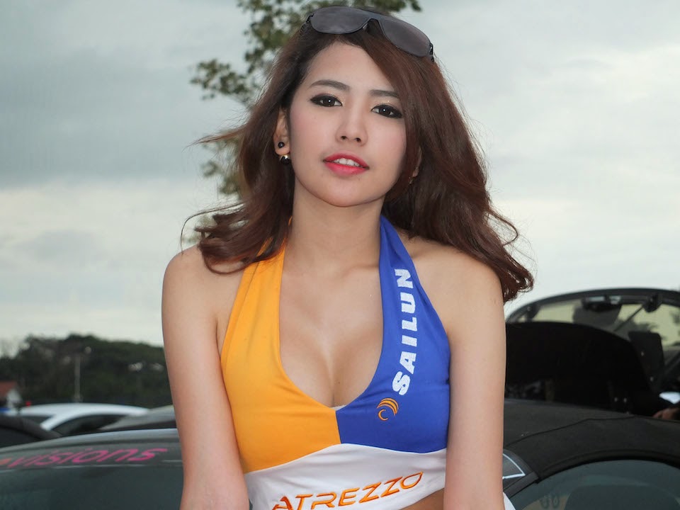พริตตี้ ไซหลุน แข่งรถ Apex KPS