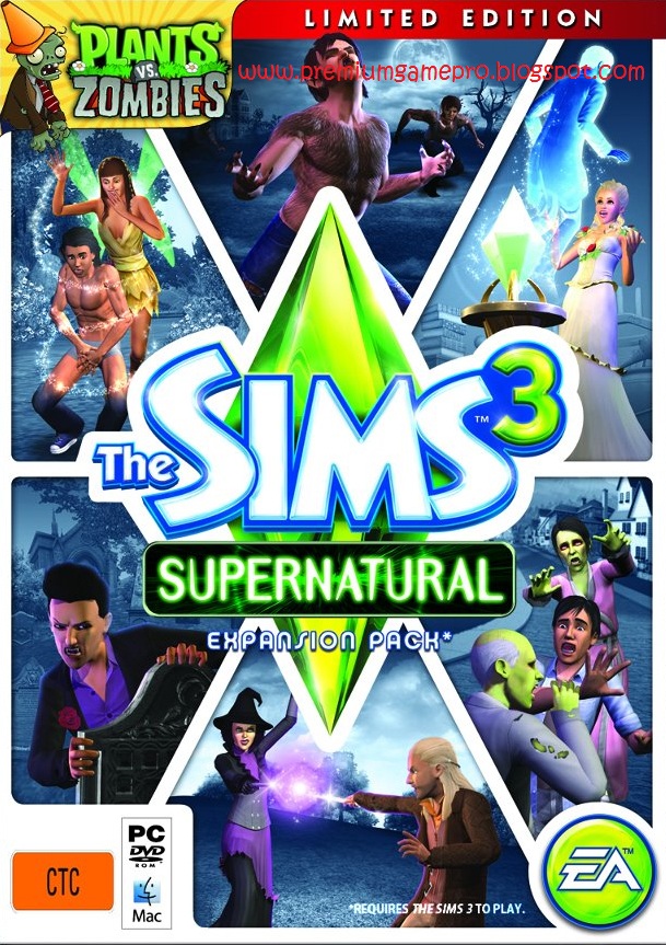 Game Fix / Crack: The Sims 3: Supernatural v1393 All No