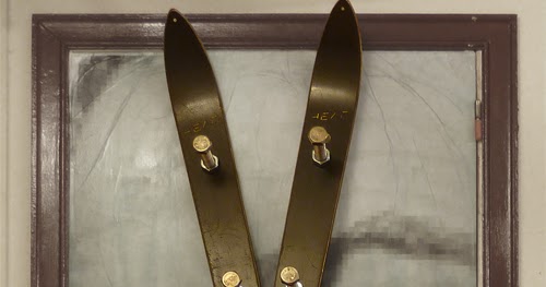 Arte y Arquitectura: Esquís para decorar