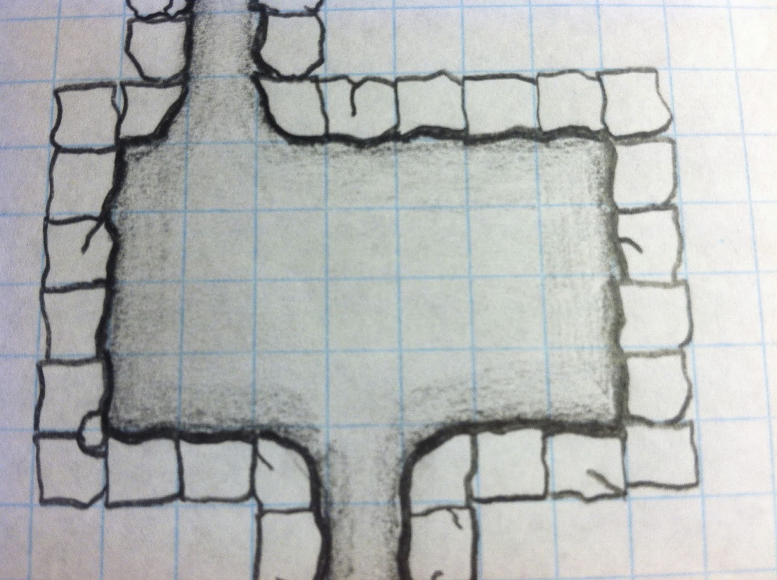 dungeon drawing the phdnd collection graph paper dungeon
