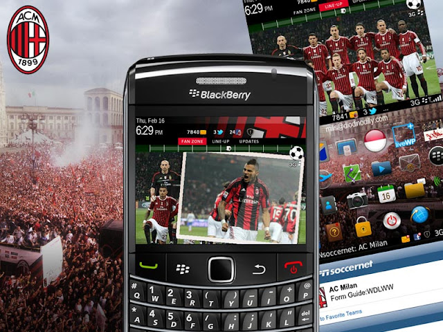 AC Milan Theme for Blackberry