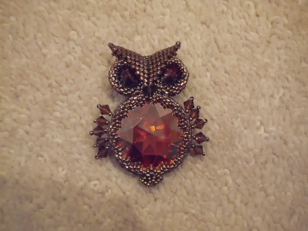 Lacewood Beaded Owls