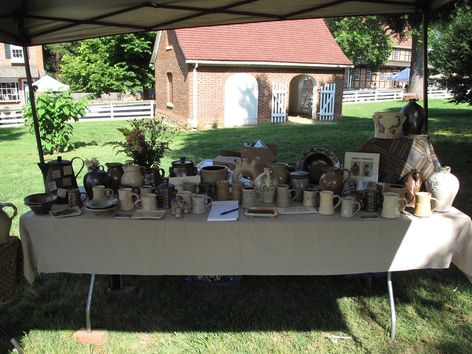 Liberty Stoneware Old Salem Pottery Fair on the Square