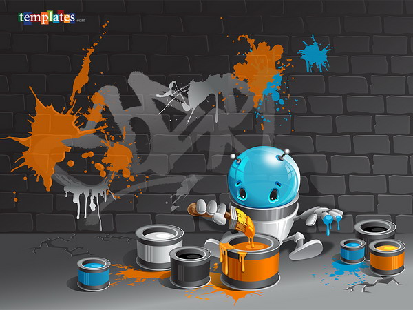 Cartoon Graffiti Wallpaper