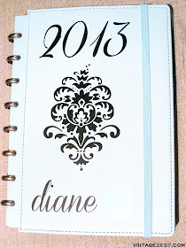 My Customized 2013 Calendar and Planner on Vintage Zest