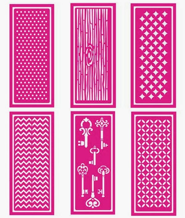 Condo Blues Sawdust Valentines with Mod Podge Stencils