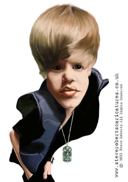 Justin Bieber Caricature