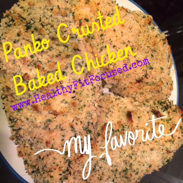 Panko Crusted Baked Chicken Fingers - www.HealthyFitFocused.com