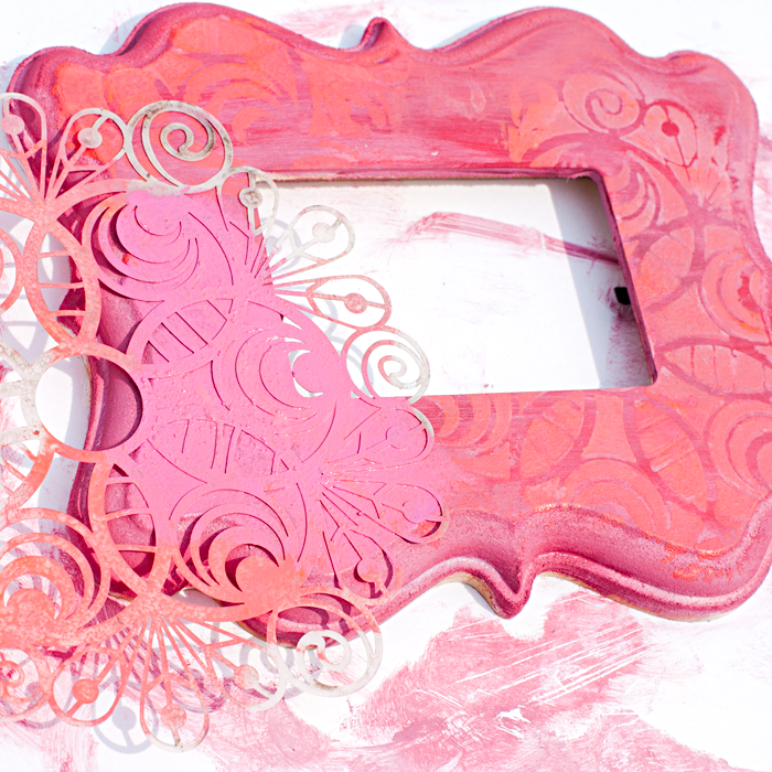 punk projects Mixed Media DIY Painting a Frame