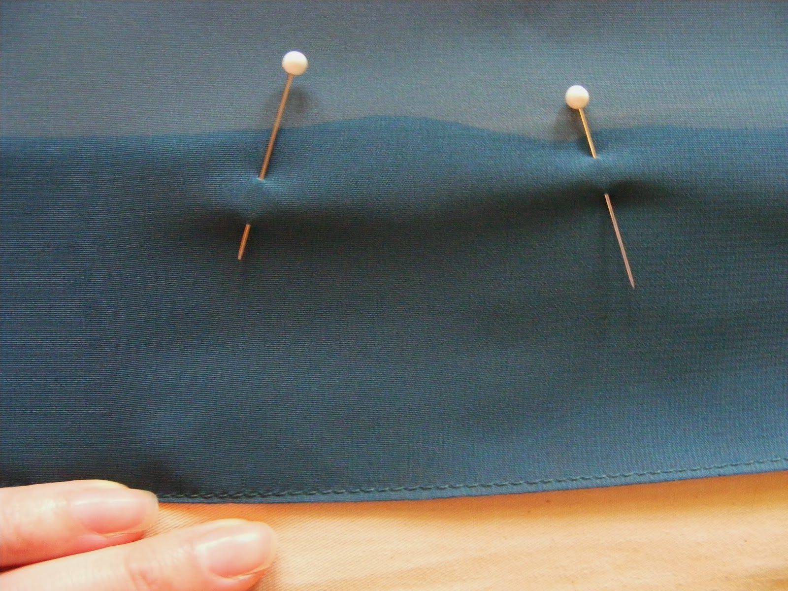 How to Hem Chiffon the Easy Way {needle and thREAD}