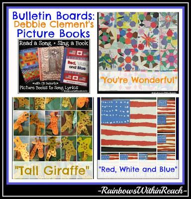 photo of: Kindergarten Bulletin Boards in Response to Picture Books by Debbie Clement