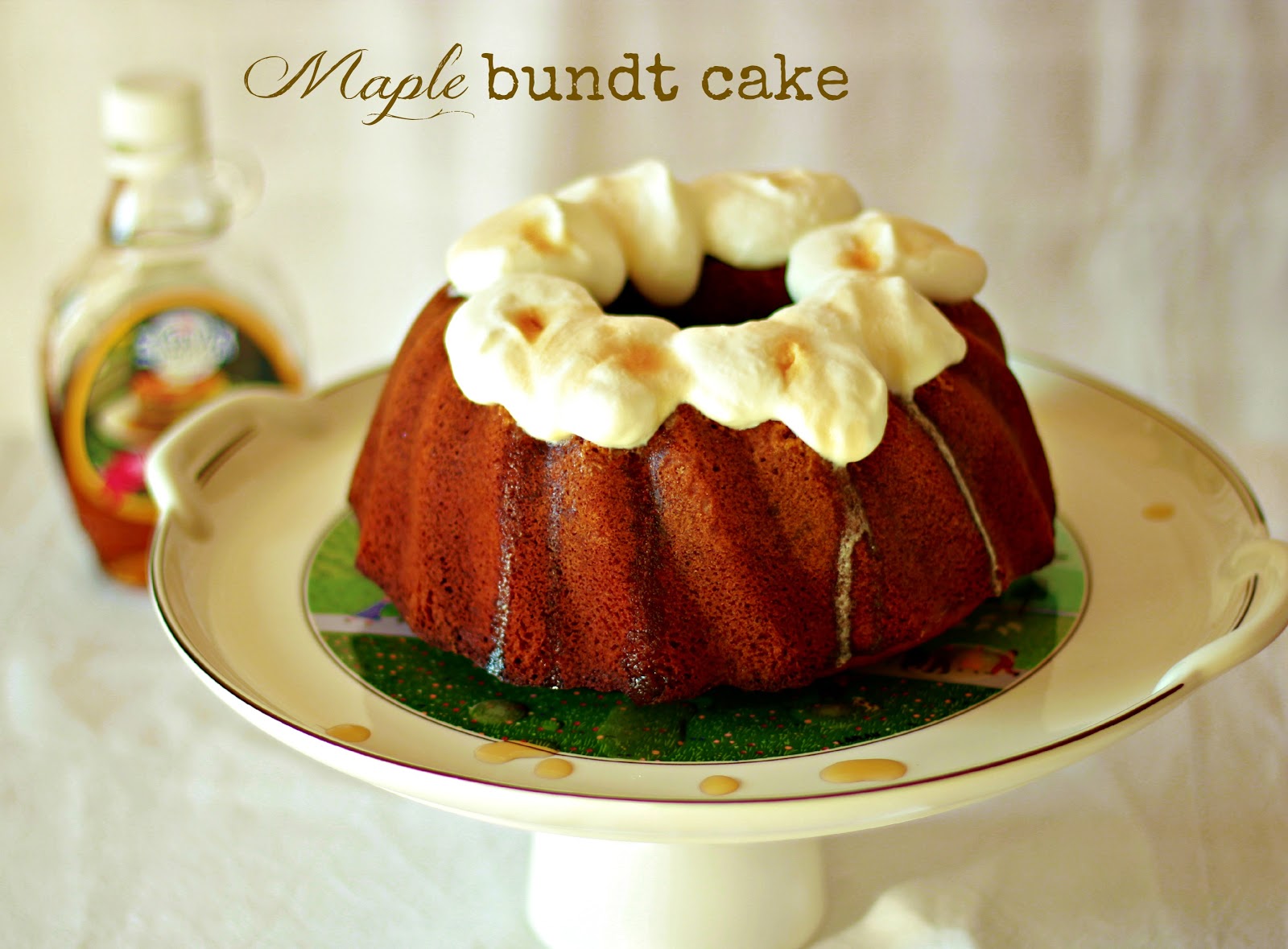 Andante con gusto Maple bundt cake e arrivederci a Martha Stewart