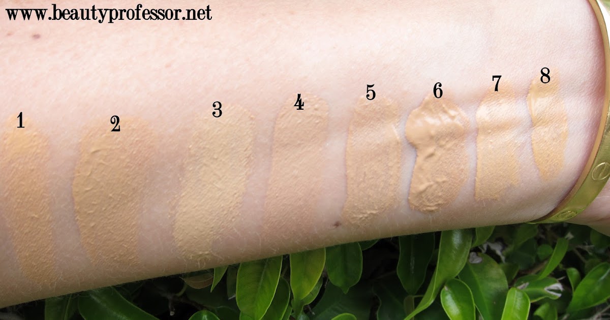 Miscellaneous Foundation Swatches Round II.
