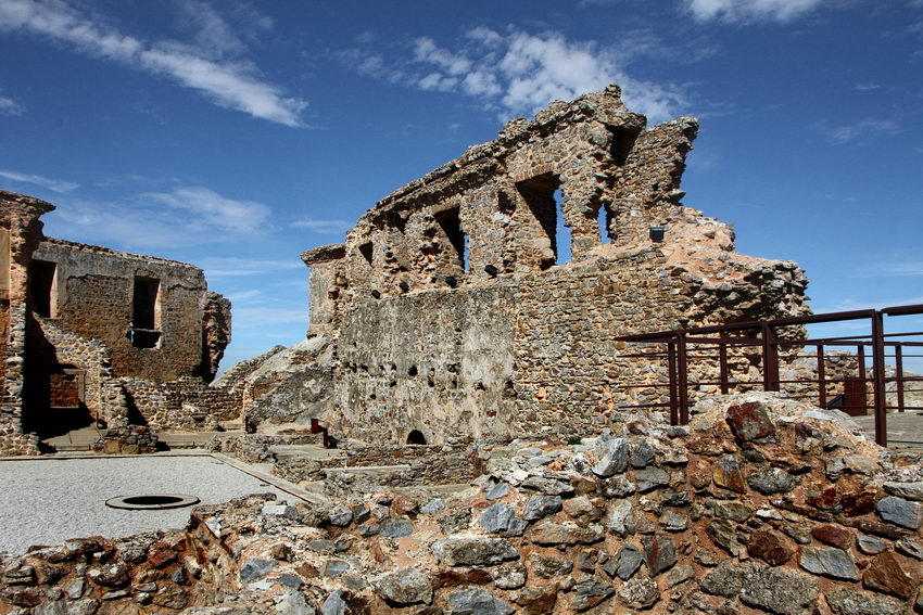 Foto das ruínas do castelo
