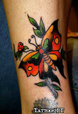 tatuagens da butterfly Color