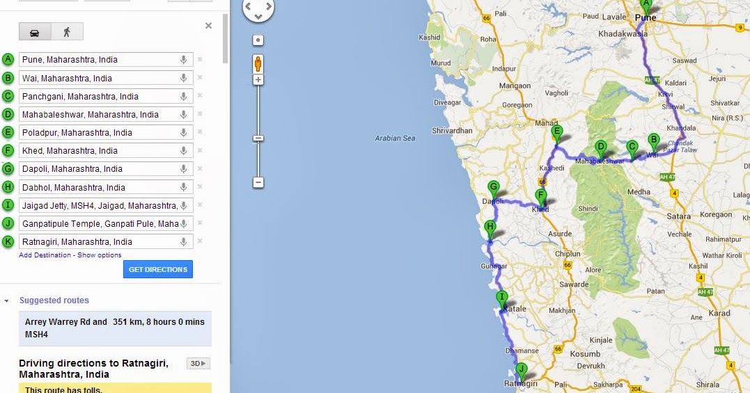 Cycling Tour: Pune - Mahabaleshwar - Ratnagiri