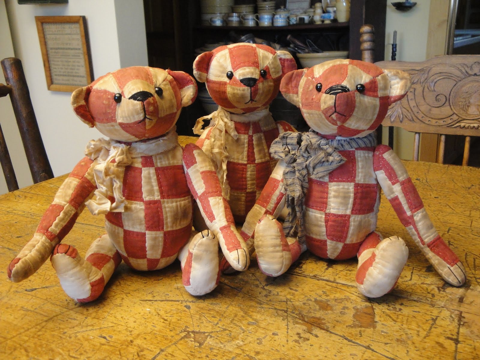 Old Quilt Bears....