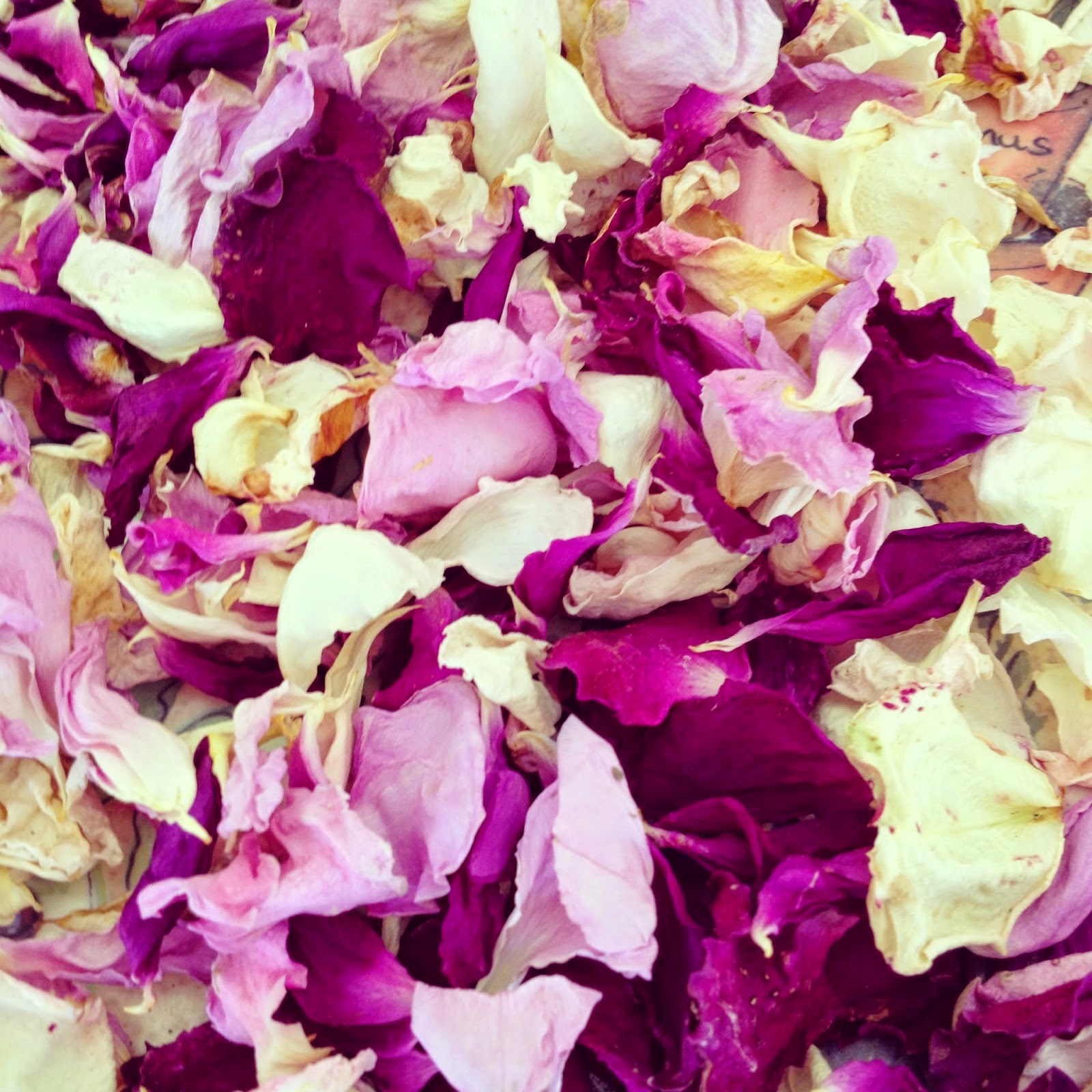 50 GUEST Natural Dried Biodegradable Wedding Confetti Pink Rose Delphinium Petal 