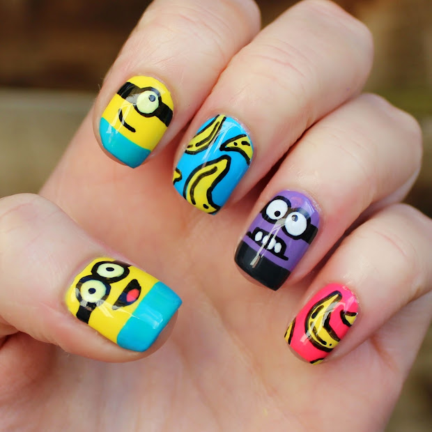 dahlia nails minion rush nail