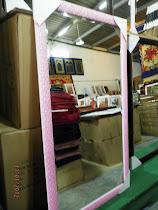 CERMIN KAYU PINK 3,5 X 4.3 KAKI RM 150