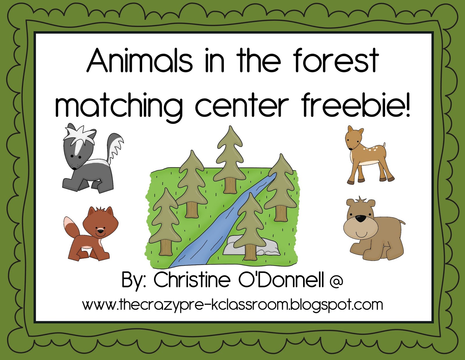 Animal and habitat teaching ideas for pre-k and a freebie!