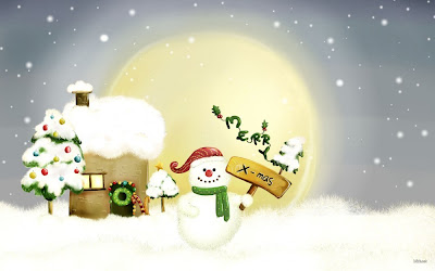 Snowman hd wallpaper