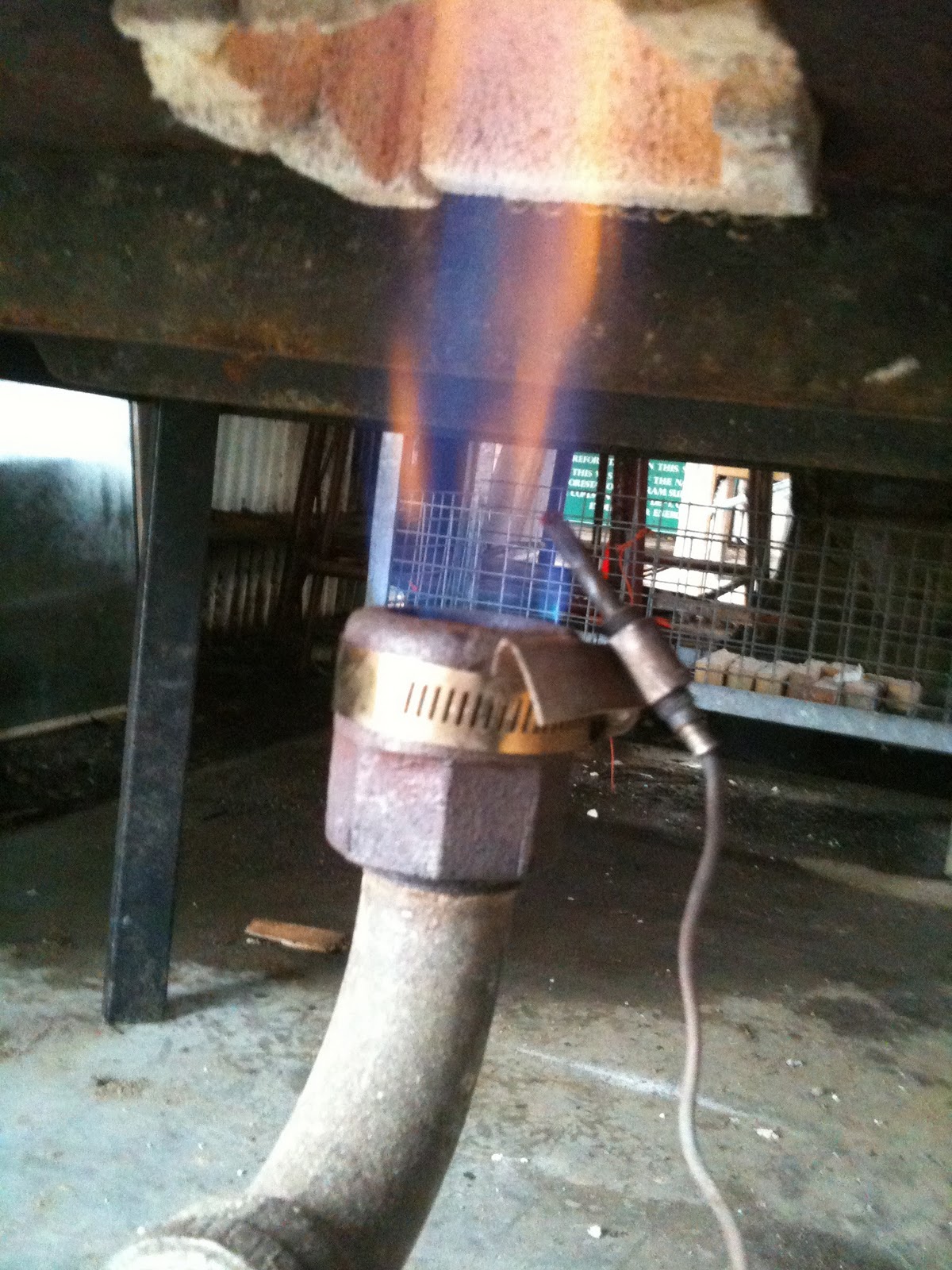 Gas Kiln The First Firing Marian Williams Pottery Marian Williams