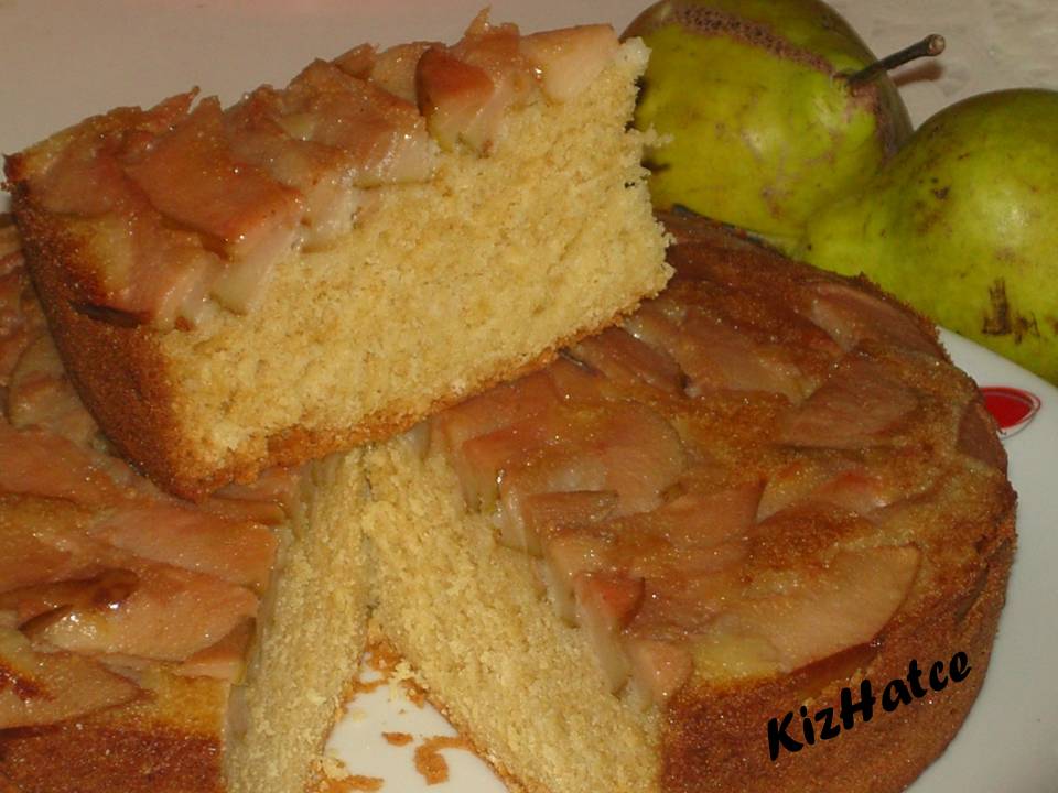 KİZHATCE MUTFAKTA ARMUTLU KEK