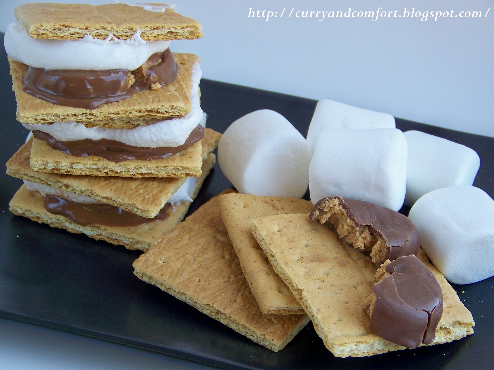 Kitchen Simmer Reese's Peanut Butter S'mores (Microwave Version)