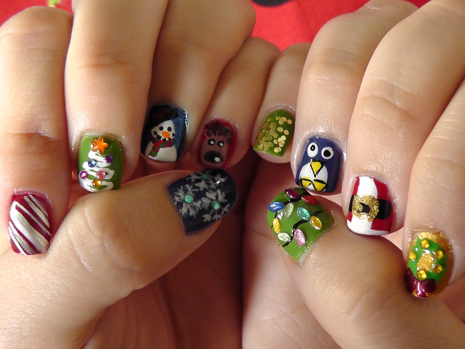 Cherie's Beauty Blog: Christmas Nails 2011