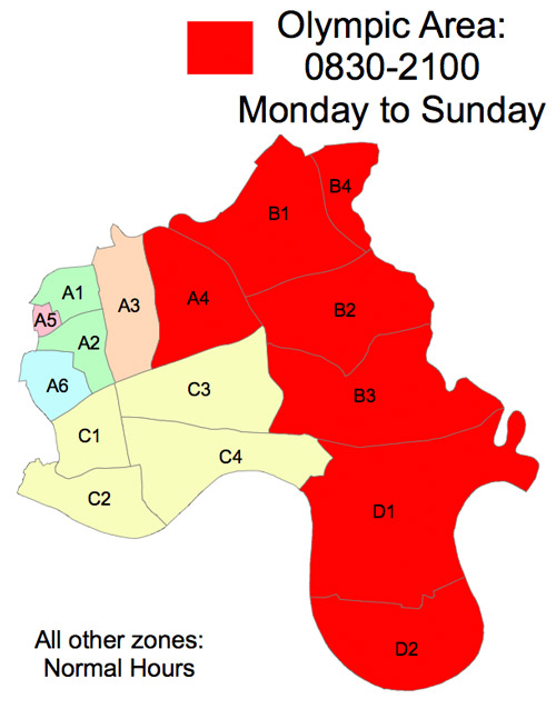 Tower Hamlets Parking Map Mile End Residents' News: Parking In Mile End During The Olympics