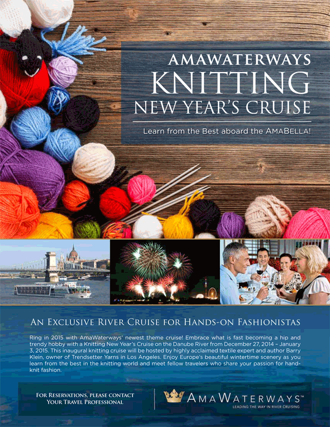 Cruise And Crop Knitting Cruise hosted by Barry Klein