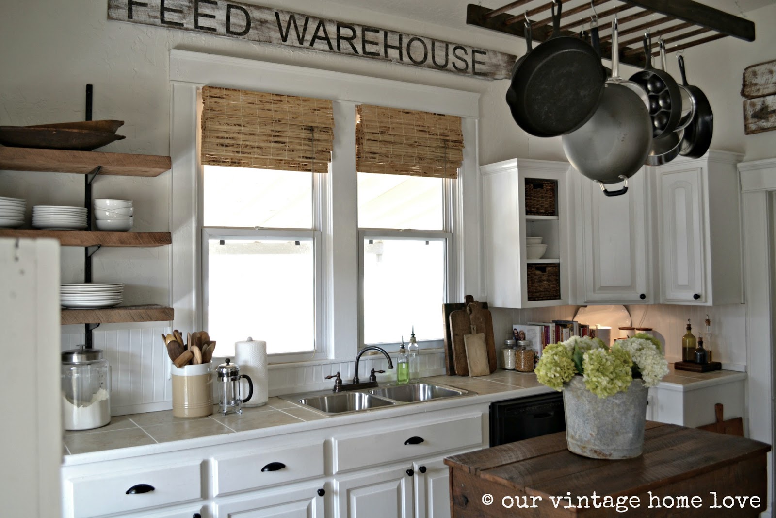Kitchen cabinet salvage Our Vintage Home Love Blog