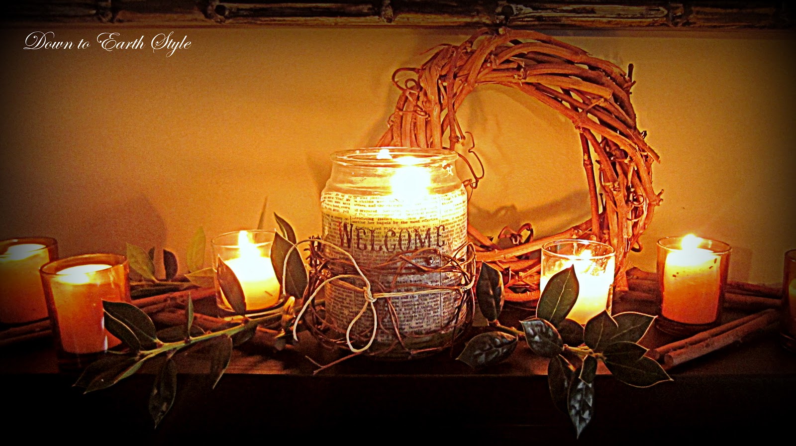 Down to Earth Style Candles for Comfort