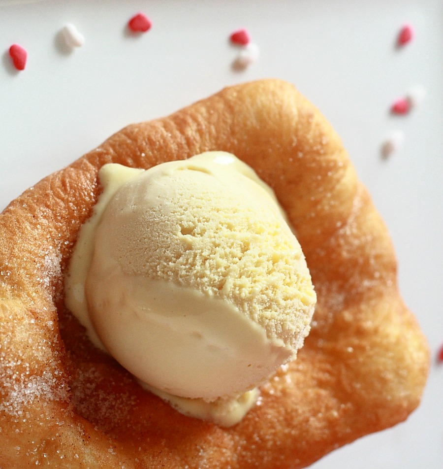 Lemon Drop Maple Ice Cream with Sweet Pastry
