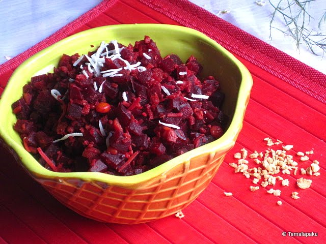 Beetroot-Soy Granules Curry