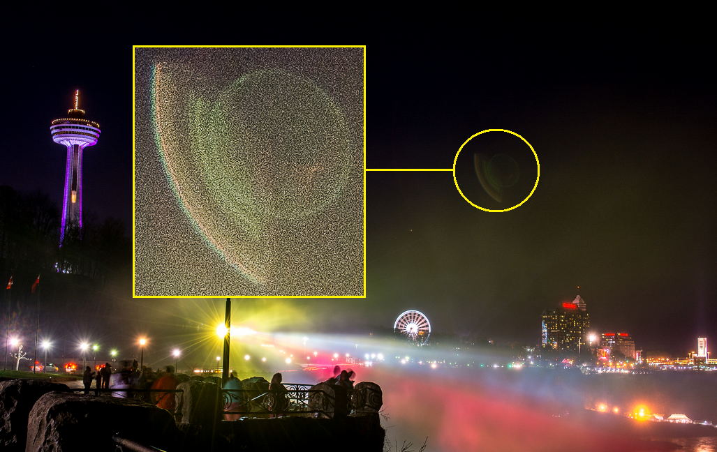 Very huge UFO taken over Niagara Falls, in Canada The Xenologist