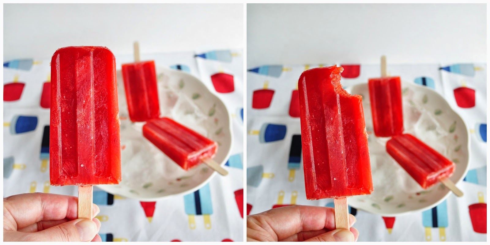 My Tiny Oven Cherry KoolAid & JellO Popsicles