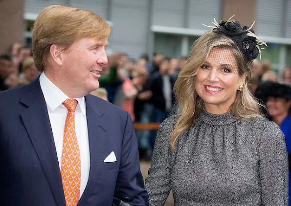 Queen Maxima and King Willem-Alexander of The Netherlands visit the former mine region in Limburg