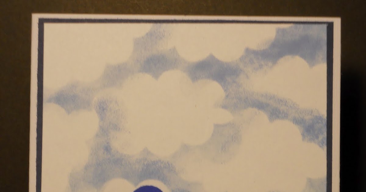 Bits of Cheer Kathryn's cloud sponge painting technique