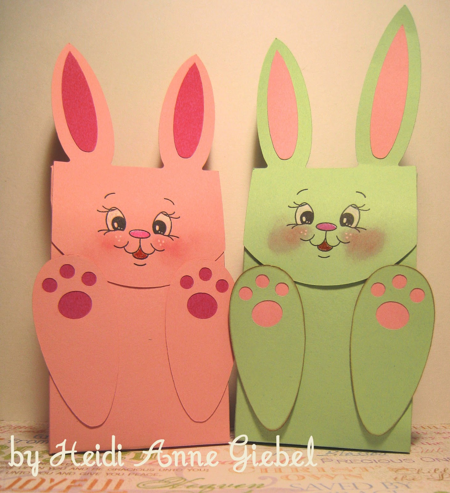 got scraps easter bunny gift bags
