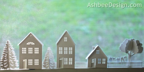 Silhouette - Village de Noël Ashbee+Design+Ledge+Tree