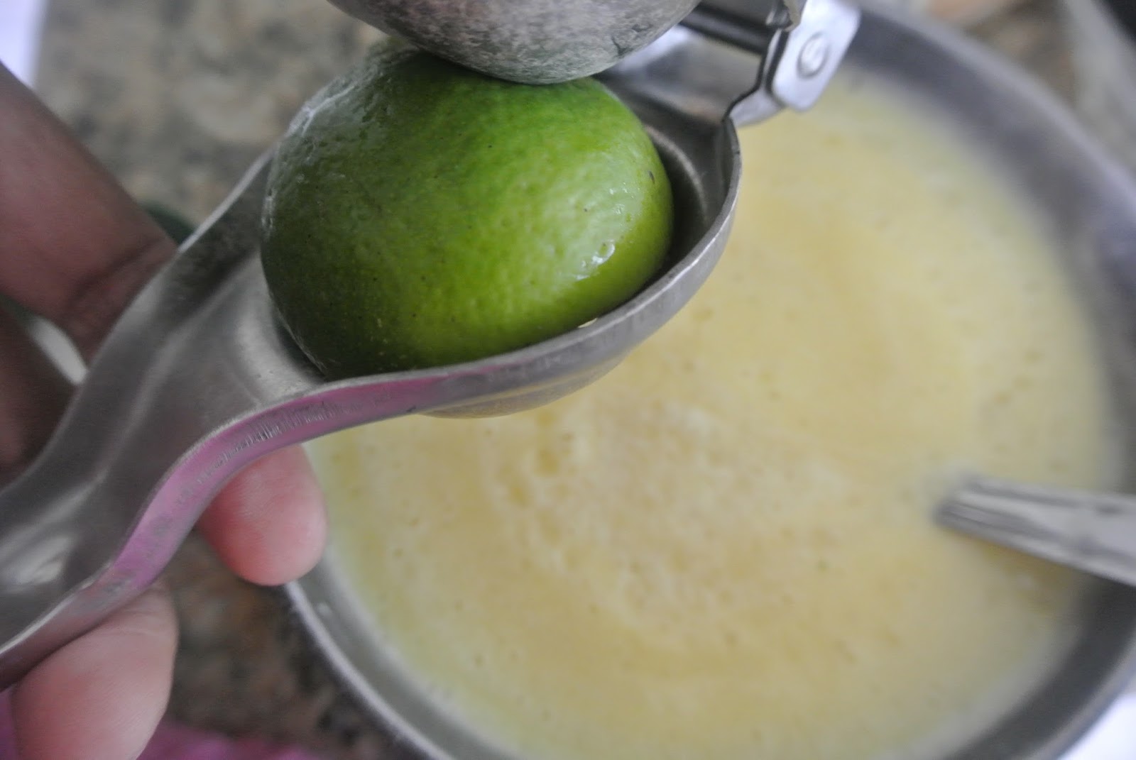 Praba's yummy experiments Pineapple Juice