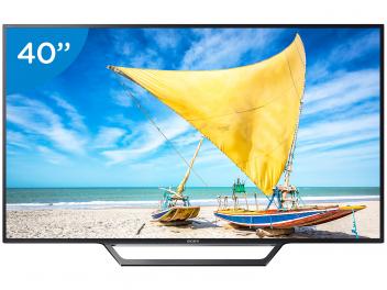 Smart TV LED 40" Sony KDL-40W655D - Conversor Digital 2 USB 1 HDMI 40" - Bivolt