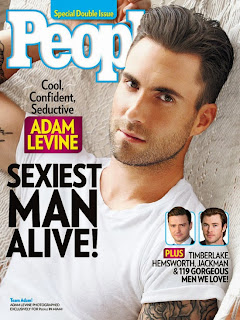 Adam Levine People Sexiest man alive_cover American singer-songwriter and musician is People’s Sexiest Man Alive in 2013