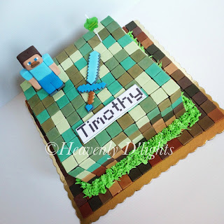 Minecraft cake