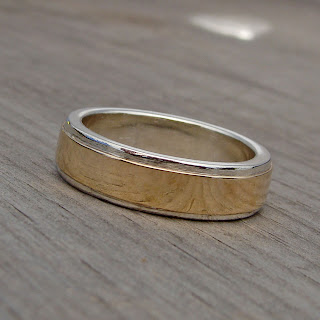 silver gold band