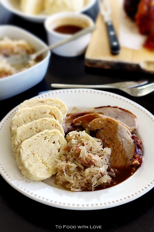To Food with Love VeproKnedloZelo (Czech Roast Pork with Dumplings